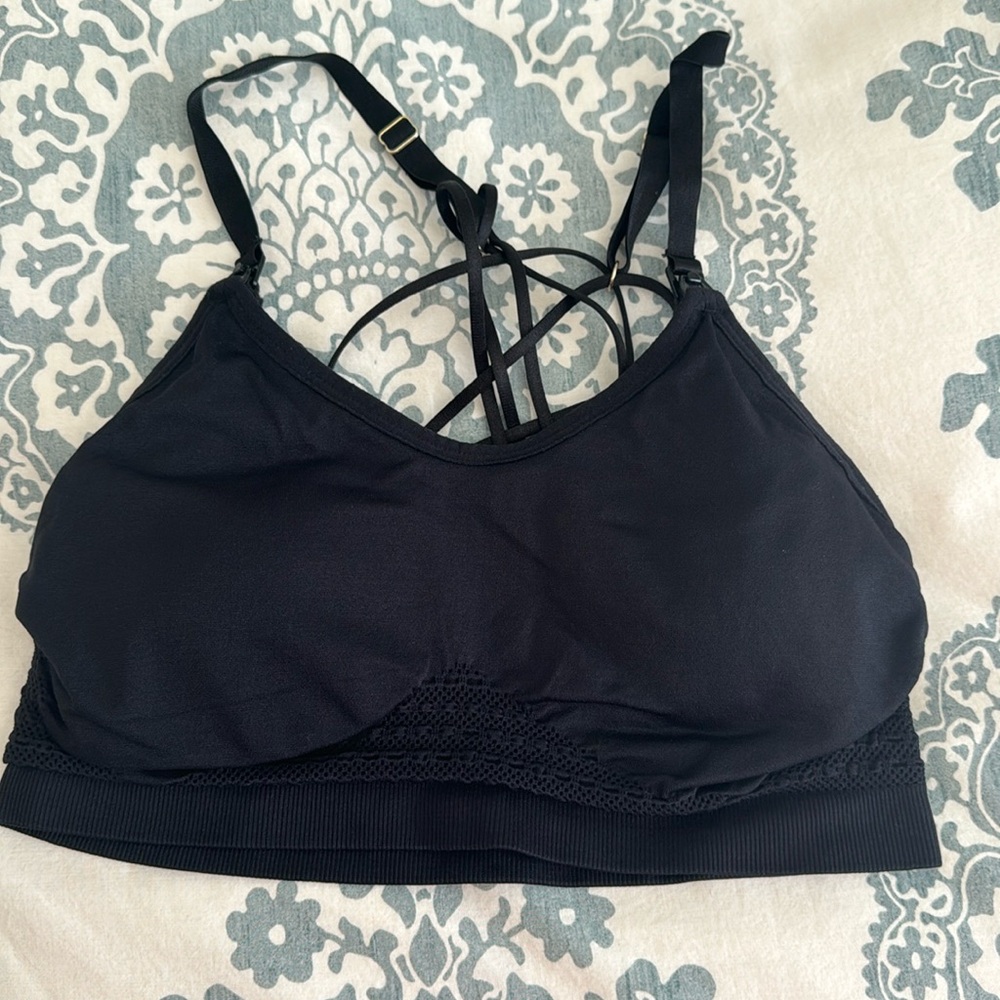 TWO a pea in the pod nursing sports bra size medium